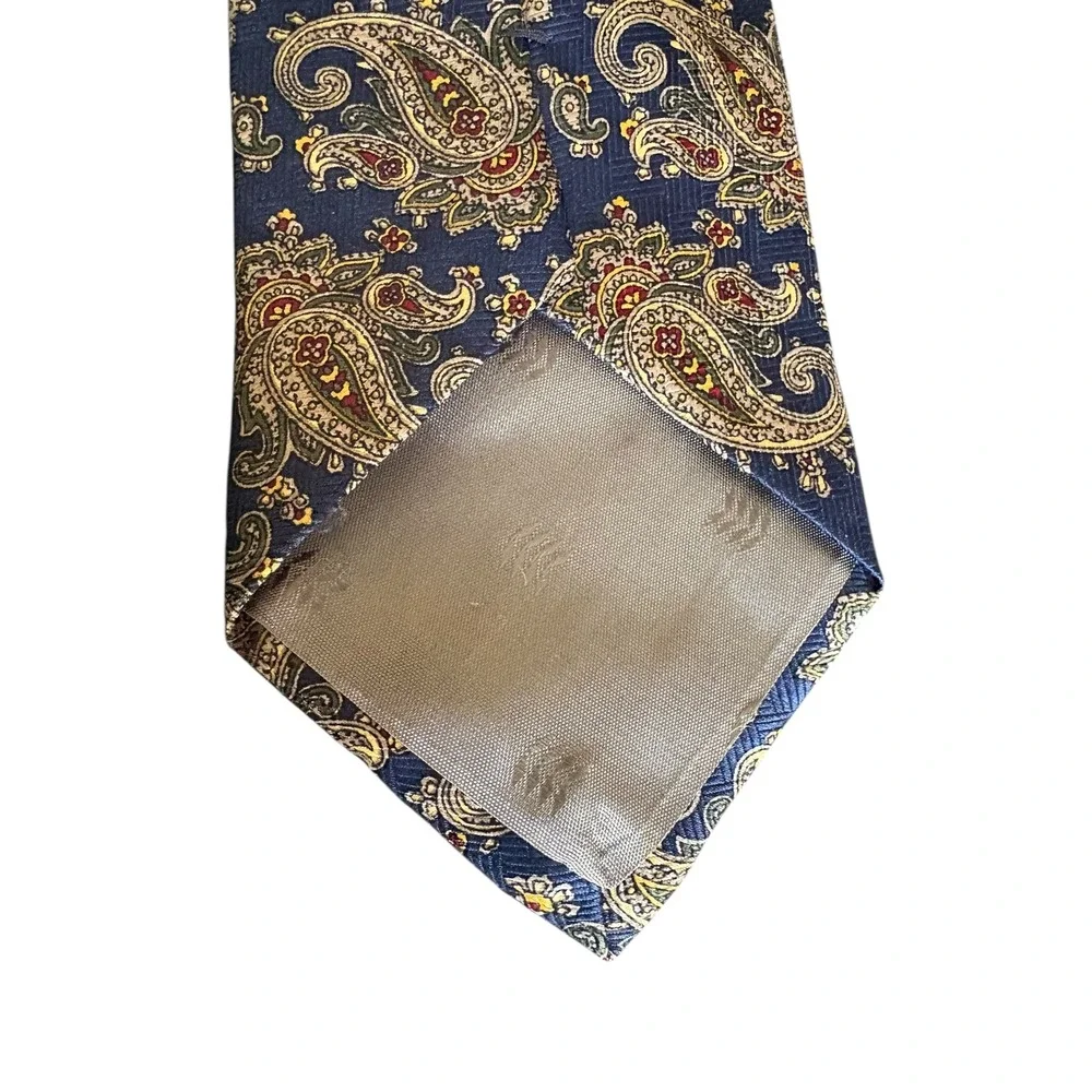Ketch‎ Men's Blue Paisley Necktie 100% Polyester 58x3.75 Classic Vintage Style